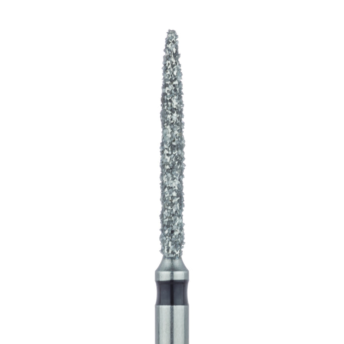 Long Flame Diamond Bur, 1.2mm Ø, Super Coarse, FG - 863H-012-FG - Avtec Dental