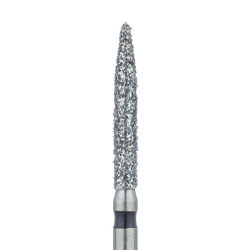 Long Flame Diamond Bur, 1.6mm Ø, Super Coarse, FG - 863H-016-FG - Avtec Dental