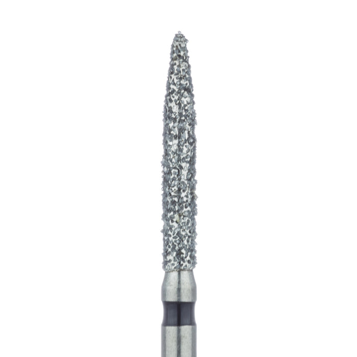 Long Flame Diamond Bur, 1.6mm Ø, Super Coarse, FG - 863H-016-FG - Avtec Dental