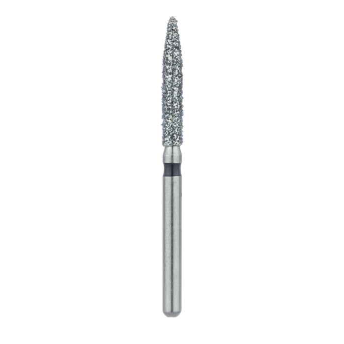 Long Flame Diamond Bur, 1.8mm Ø, Super Coarse, FG - 863H-018-FG - Avtec Dental