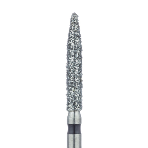Long Flame Diamond Bur, 1.8mm Ø, Super Coarse, FG - 863H-018-FG - Avtec Dental