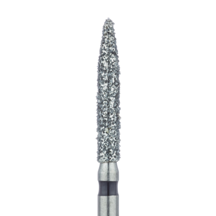 Long Flame Diamond Bur, 1.8mm Ø, Super Coarse, FG - 863H-018-FG - Avtec Dental