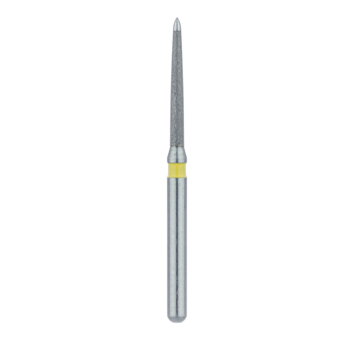 Feather Edge Diamond Bur, Safe End, 1.2mm Ø, Extra Fine, FG - 863KC-012-FG - Avtec Dental