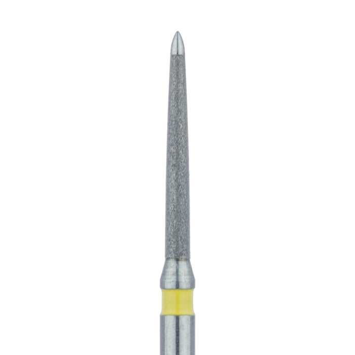 Feather Edge Diamond Bur, Safe End, 1.2mm Ø, Extra Fine, FG - 863KC-012-FG - Avtec Dental