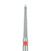 Feather Edge Diamond Bur, Safe End, 1.2mm Ø, Fine, FG - 863KF-012-FG - Avtec Dental