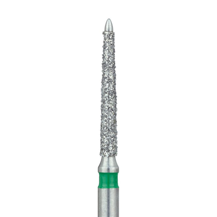 Feather Edge Diamond Bur, Safe End, 1.2mm Ø, Coarse, FG - 863KG-012-FG - Avtec Dental