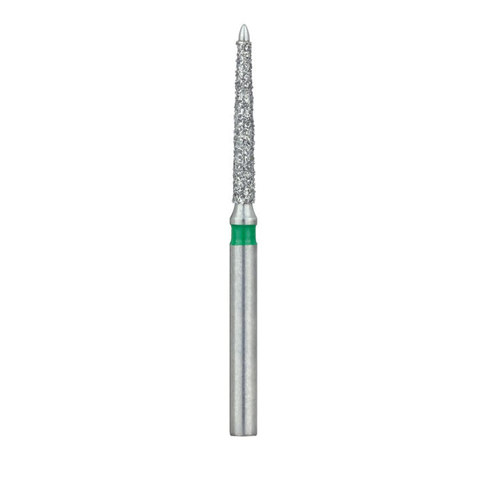 Feather Edge Diamond Bur, Safe End, 1.2mm Ø, Coarse, FG - 863KG-012-FG - Avtec Dental