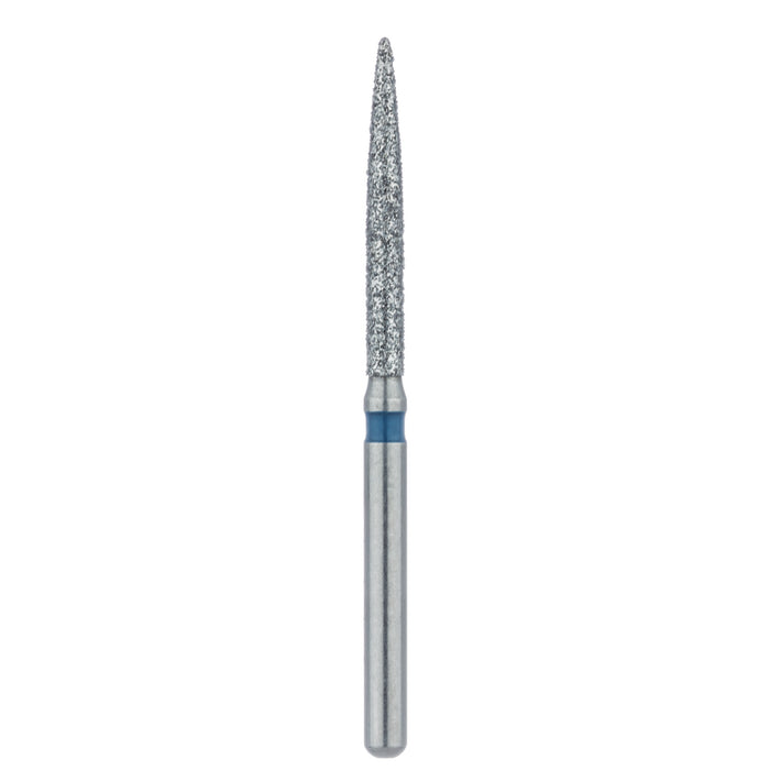 Long Flame Diamond Bur, 1.4mm Ø, Medium, FG - 863L-014-FG - Avtec Dental
