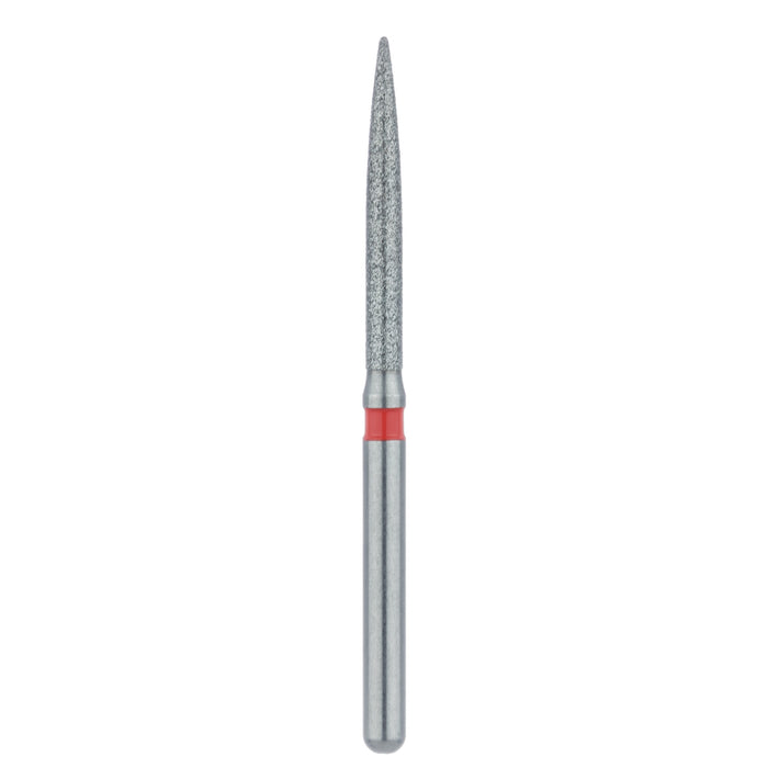 Long Flame Diamond Bur, 1.4mm Ø, Fine, FG - 863LF-014-FG - Avtec Dental