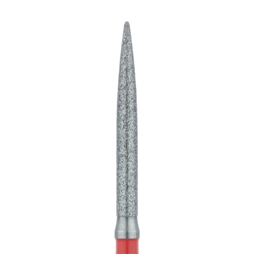 Long Flame Diamond Bur, 1.4mm Ø, Fine, FG - 863LF-014-FG - Avtec Dental