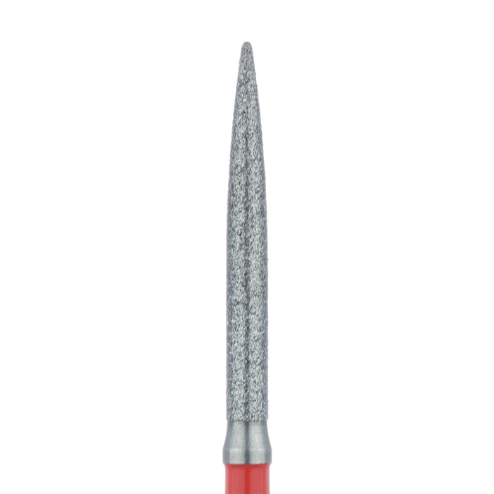Long Flame Diamond Bur, 1.4mm Ø, Fine, FG - 863LF-014-FG - Avtec Dental