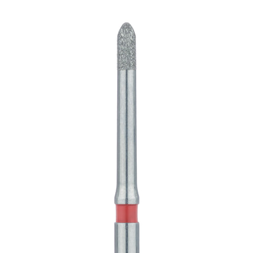 Long Access Diamond Bur, Bevel Tip, 0.9mm Ø, Fine, FG - 865LF-009-FG - Avtec Dental