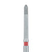 Long Access Diamond Bur, Bevel Tip, 0.9mm Ø, Fine, FG - 865LF-009-FG - Avtec Dental
