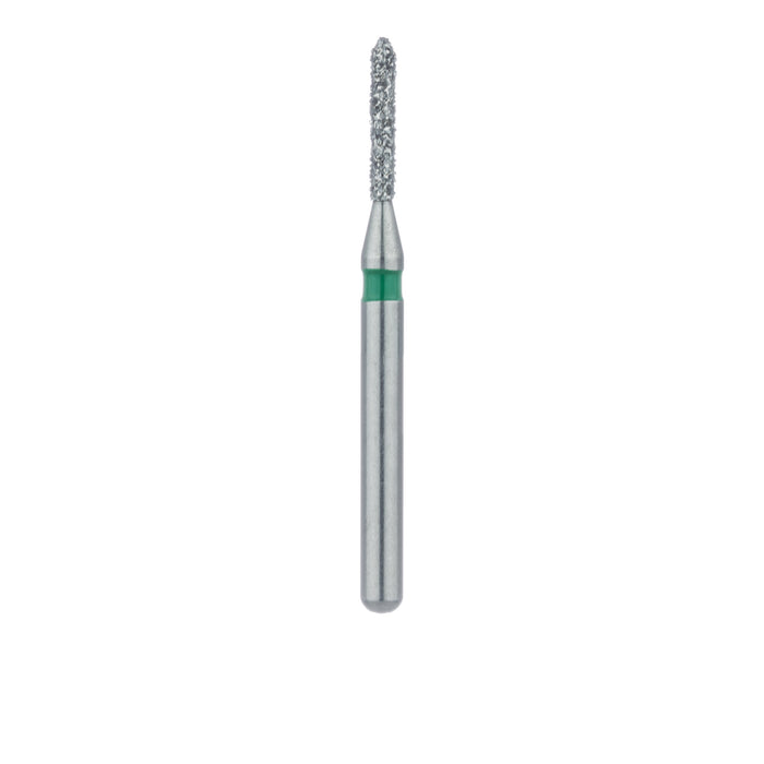 Torpedo Diamond Bur, 1mm Ø, Coarse, FG - 867G-010-FG - Avtec Dental