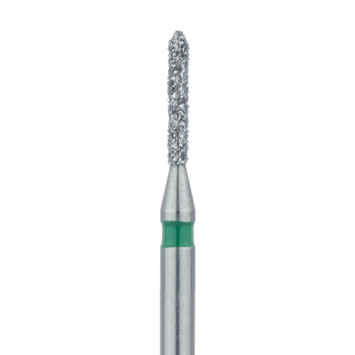 Torpedo Diamond Bur, 1mm Ø, Coarse, FG - 867G-010-FG - Avtec Dental