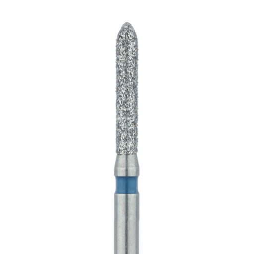 Long Torpedo Diamond Bur, 1.4mm Ø, Medium, FG - 868-014-FG - Avtec Dental