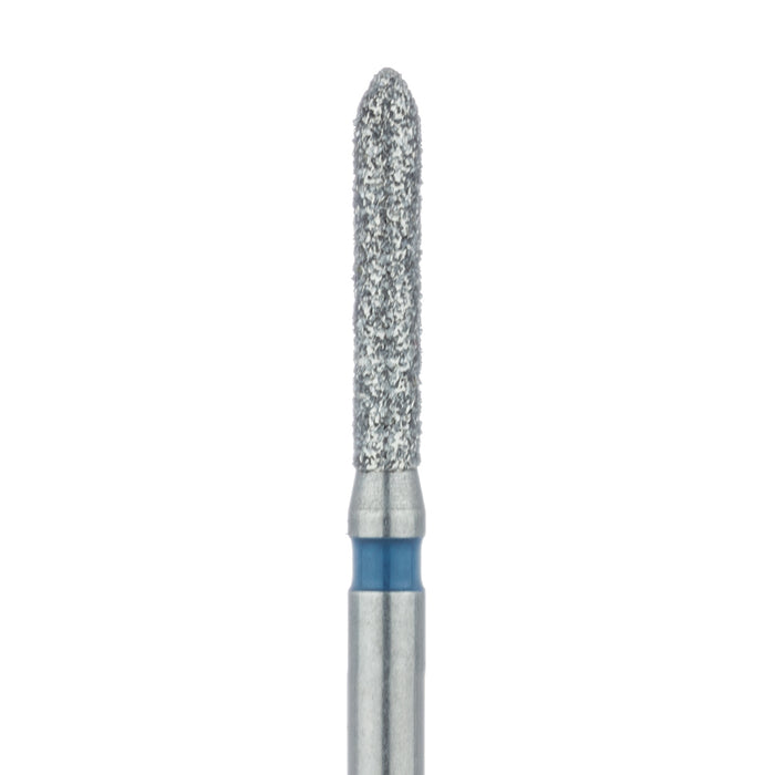 Long Torpedo Diamond Bur, 1.4mm Ø, Medium, FG - 868-014-FG - Avtec Dental