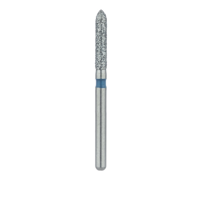 Long Torpedo Diamond Bur, 1.6mm Ø, Medium, FG - 868-016-FG - Avtec Dental