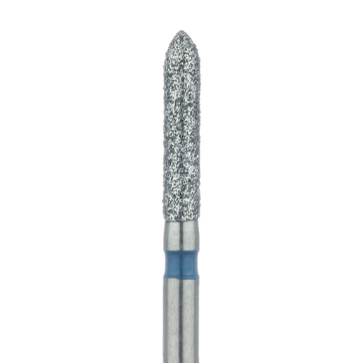 Long Torpedo Diamond Bur, 1.6mm Ø, Medium, FG - 868-016-FG - Avtec Dental
