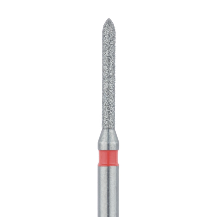 Long Torpedo Diamond Bur, 1mm Ø, Fine, FG - 868F-010-FG - Avtec Dental