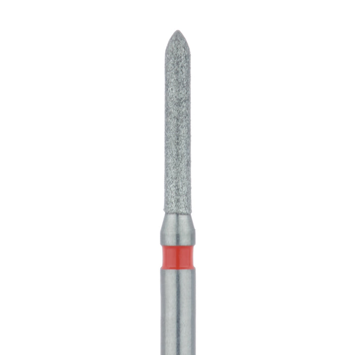 Long Torpedo Diamond Bur, 1.2mm Ø, Fine, FG - 868F-012-FG - Avtec Dental