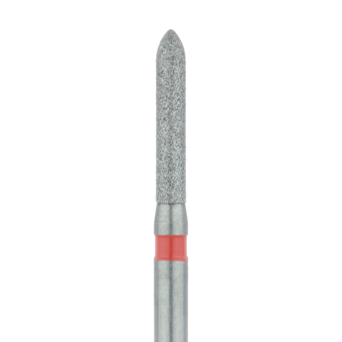 Long Torpedo Diamond Bur, 1.4mm Ø, Fine, FG - 868F-014-FG - Avtec Dental