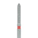 Long Torpedo Diamond Bur, 1.4mm Ø, Fine, FG - 868F-014-FG - Avtec Dental