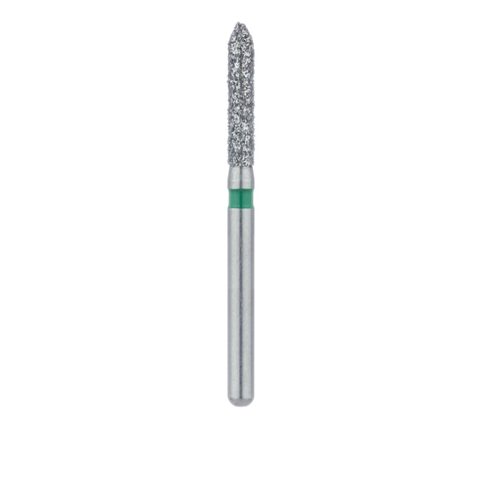 Long Torpedo Diamond Bur, 1.6mm Ø, Coarse, FG - 868G-016-FG - Avtec Dental