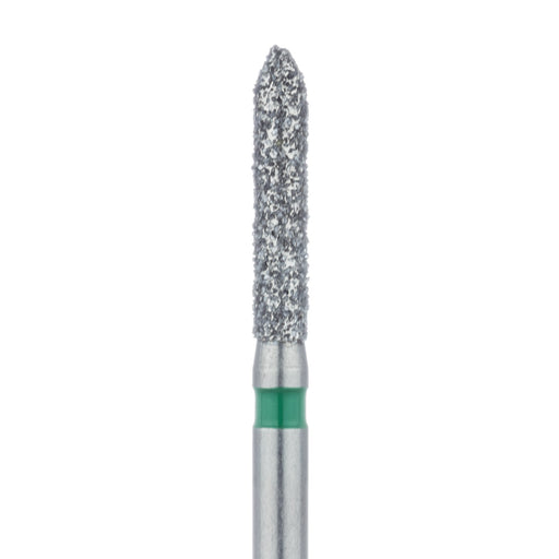 Long Torpedo Diamond Bur, 1.6mm Ø, Coarse, FG - 868G-016-FG - Avtec Dental