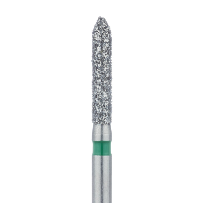 Long Torpedo Diamond Bur, 1.6mm Ø, Coarse, FG - 868G-016-FG - Avtec Dental