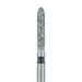 Long Torpedo Diamond Bur, 1.6mm Ø, Super Coarse, FG - 868H-016-FG - Avtec Dental