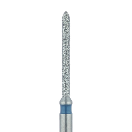 Long Torpedo Diamond Bur, 1mm Ø, Medium, FG - 869-010-FG - Avtec Dental