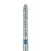 Long Torpedo Diamond Bur, 1.4mm Ø, Medium, FG - 869-014-FG - Avtec Dental