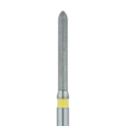 Long Torpedo Diamond Bur, Beveled Tip, 1.2mm Ø, Extra Fine, HP - 869C-012-FG - Avtec Dental