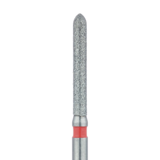 Long Torpedo Diamond Bur, Beveled Tip, 1.4mm Ø, Fine, FG - 869F-014-FG - Avtec Dental