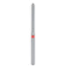 Extra Long Torpedo Diamond Bur, 1.4mm Ø, Fine, FG - 869LF-014-FG - Avtec Dental