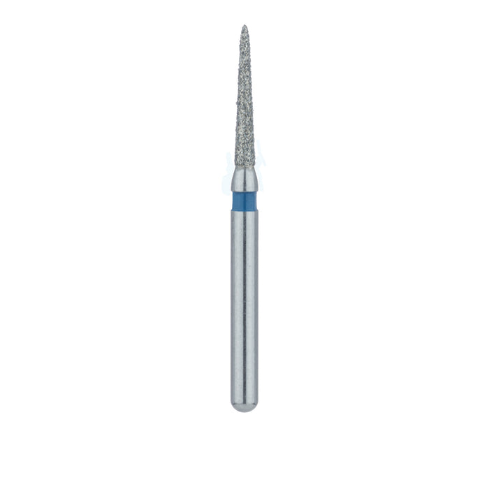 Tapered Torpedo Diamond Bur, 1.2mm Ø, Medium, FG - 872-012-FG - Avtec Dental