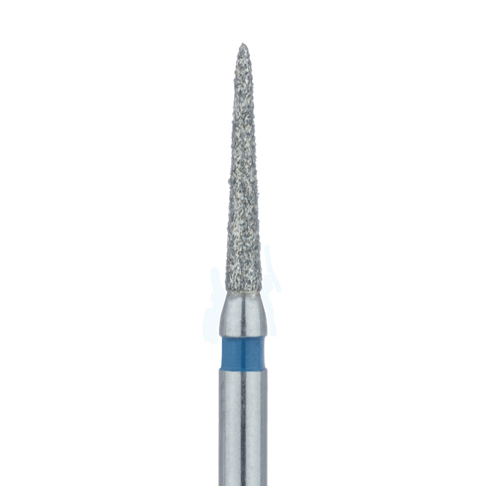Tapered Torpedo Diamond Bur, 1.2mm Ø, Medium, FG - 872-012-FG - Avtec Dental