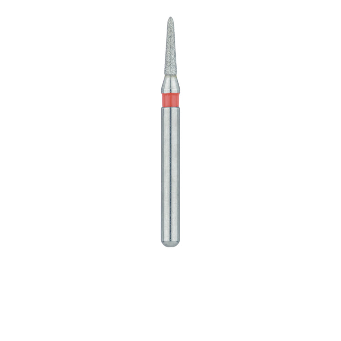 Short Tapered Torpedo Diamond Bur, 1.2mm Ø, Fine, FG - 876F-012-FG - Avtec Dental