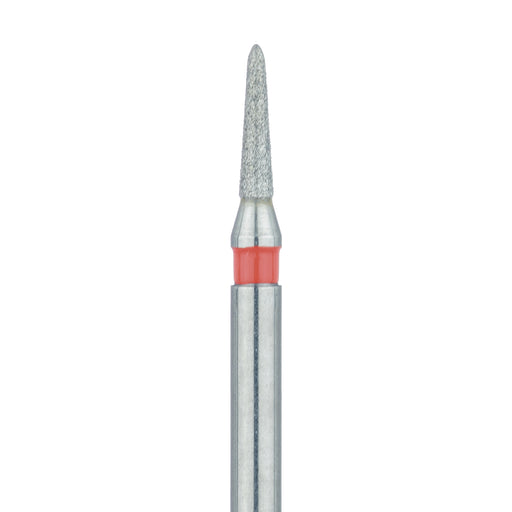 Short Tapered Torpedo Diamond Bur, 1.2mm Ø, Fine, FG - 876F-012-FG - Avtec Dental