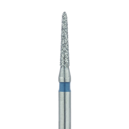 Tapered Torpedo Diamond Bur, 1.2mm Ø, Medium, FG - 877-012-FG - Avtec Dental