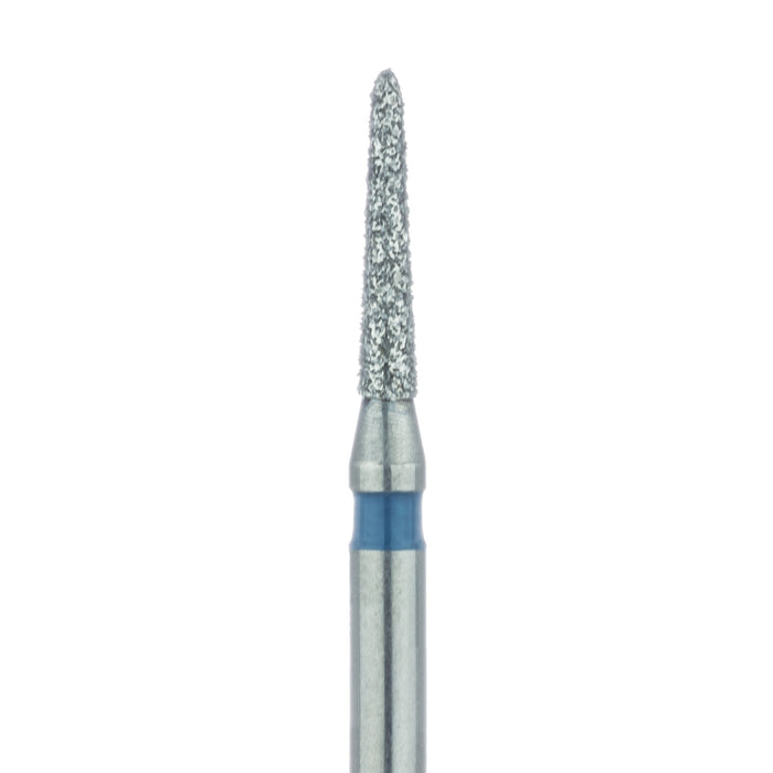 Tapered Torpedo Diamond Bur, 1.2mm Ø, Medium, FG - 877-012-FG - Avtec Dental
