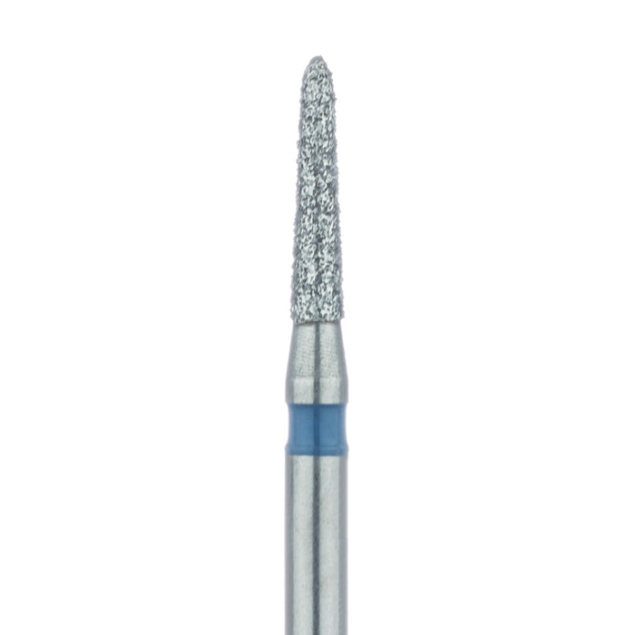 Tapered Torpedo Diamond Bur, 1.4mm Ø, Medium, FG - 877-014-FG - Avtec Dental