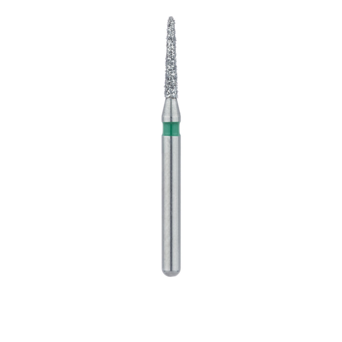 Tapered Torpedo Diamond Bur 1.2mm Ø, Coarse, FG - 877G-012-FG - Avtec Dental