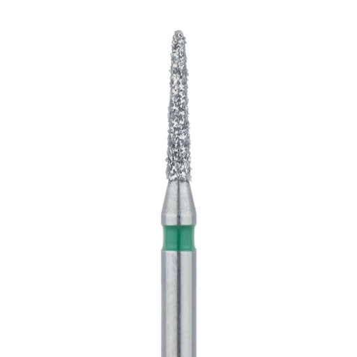 Tapered Torpedo Diamond Bur 1.2mm Ø, Coarse, FG - 877G-012-FG - Avtec Dental