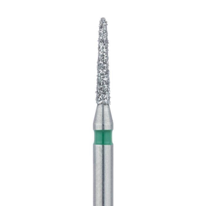 Tapered Torpedo Diamond Bur 1.2mm Ø, Coarse, FG - 877G-012-FG - Avtec Dental