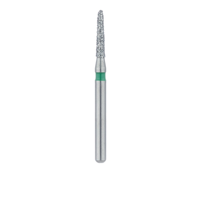 Tapered Torpedo Diamond Bur 1.4mm Ø, Coarse, FG - 877G-014-FG - Avtec Dental