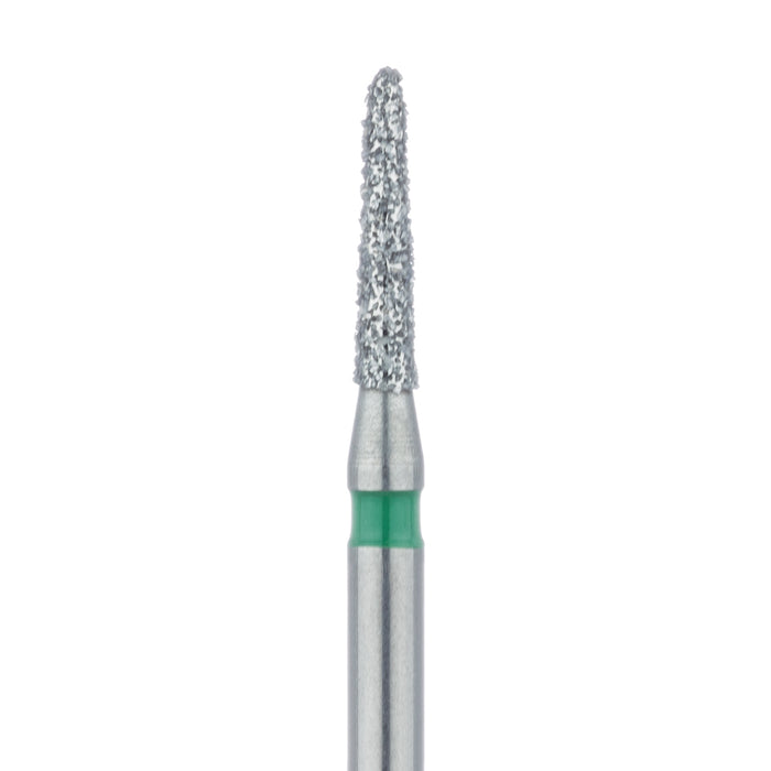 Tapered Torpedo Diamond Bur 1.4mm Ø, Coarse, FG - 877G-014-FG - Avtec Dental
