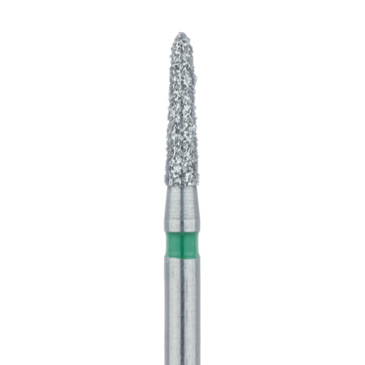 Tapered Torpedo Diamond Bur 1.6mm Ø, Coarse, FG - 877G-016-FG - Avtec Dental