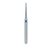 Single-Use Diamond Bur, Sterile, 25 Pack, 1.2mm Ø, Torpedo, Tapered, 8mm Working Length, Medium, FG - 1712.8M - Avtec Dental